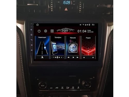 Штатная магнитола FORS.auto M100 для Toyota Fortuner/Covert (9 inch, UV black) 2016+