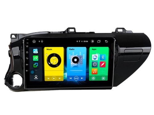 Штатная магнитола FORS.auto M200 для Toyota Revo/Hilux (10.1 inch, LHD, UV black) 2018+