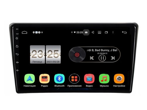 Штатная магнитола FORS.auto M200 для Toyota Avensis (9 inch, black) 2002-2008