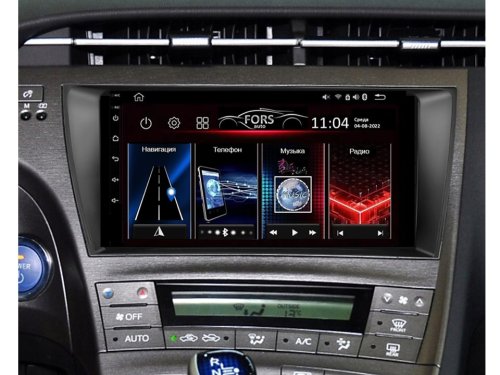 Штатная магнитола FORS.auto M200 для Toyota Prius (9 inch, LHD, black) 2010