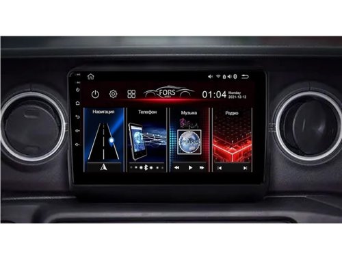 Штатная магнитола FORS.auto M150 для Jeep Wrangler Rubicon (9 inch) 2018+