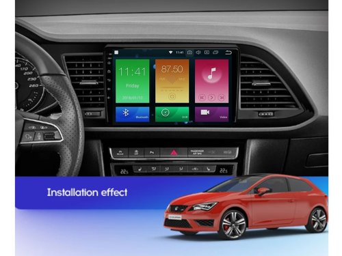 Штатная магнитола FORS.auto M200 для Seat Leon (9 inch, LHD, UV black) 2018+