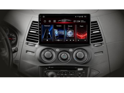 Штатная магнитола FORS.auto M150 для Mitsubishi Grandis (9 inch, manual AC) 2003-2010