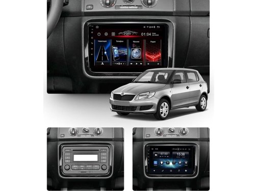 Штатна магнітола FORS.auto M200 для Skoda Fabia (10.1 inch) 2007-2014