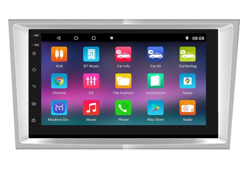 Штатная магнитола FORS.auto M150 для Opel Astra/Vectra/Vauxhall/Antara/Zafira/Corsa/Vivaro (8 inch, silver) 2004+