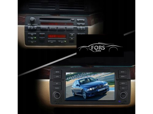 Штатная магнитола FORS.auto M180 для BMW 3 Series E46 1998-2005