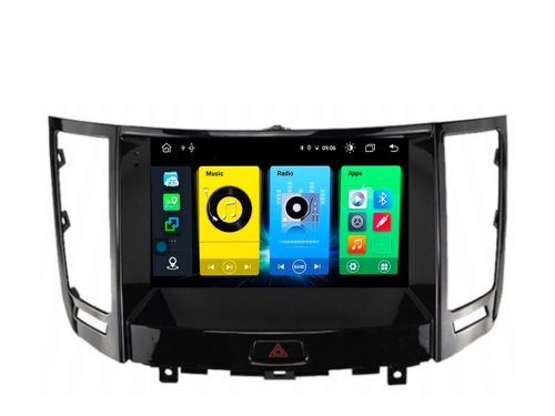 Штатна магнітола FORS.auto M300 для Infiniti FX35/FX37 (9 inch, UV black) 2013+