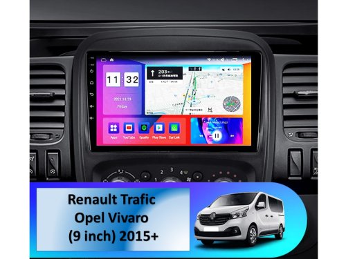 Штатна магнітола FORS.auto M150 для Renault Trafic/Opel Vivaro (9 inch) 2015+