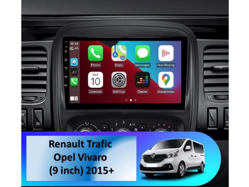 Штатна магнітола FORS.auto M100 для Renault Trafic/Opel Vivaro (9 inch) 2015+