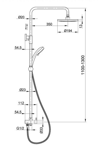 Душова система Imprese SET20230610