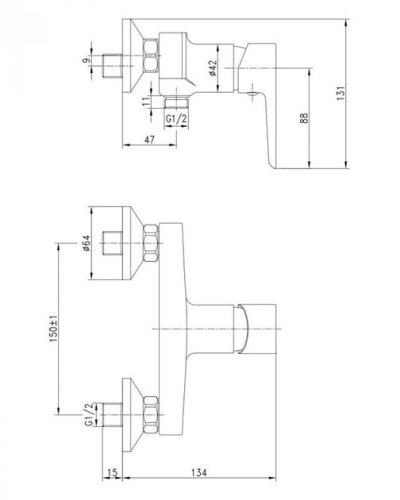 Душевая система Imprese SET20230607