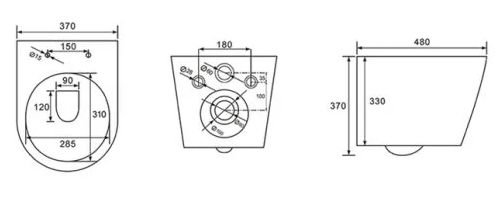 Набор инсталляционный Imprese Jess i11330+141515
