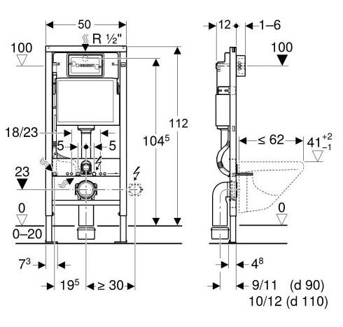 Набор инсталляционный Imprese Jess i11330+458.103.00.1
