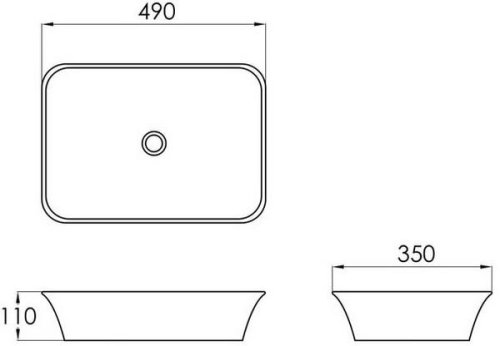 Умывальник Imprese Elanta i11521