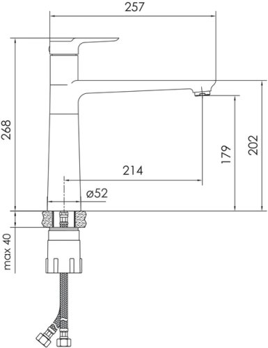 Смеситель для кухни Imprese Pivot LV f03408501LV