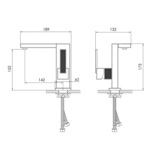 Смеситель для умывальника Imprese Deira ZMK122001010
