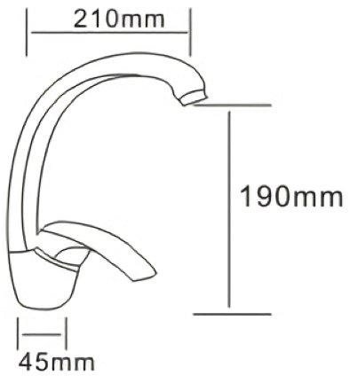 Змішувач для кухні RJ Baron RBZ014-8GW