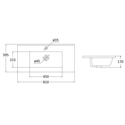 Комплект мебели для ванной комнаты RJ Atlant RJ02800OK