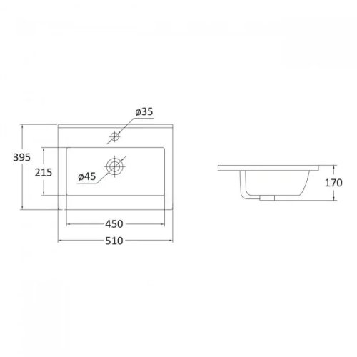 Комплект мебели для ванной комнаты RJ Atlant RJ02500OK