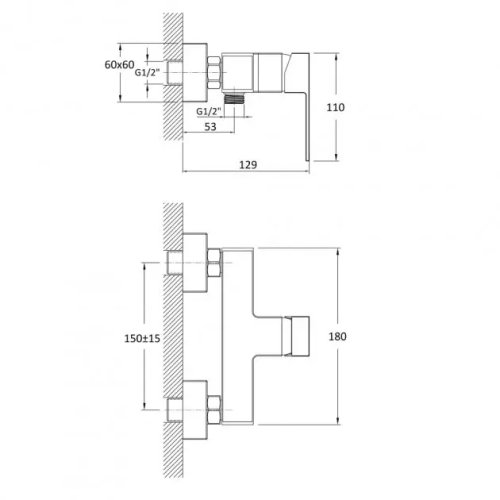Смеситель для душа RJ Rod RBZ091-5