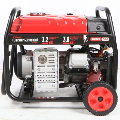 Бензиновый генератор КВІТКА PRO SC4000-III+масло (3.8 кВт) (110-7003)
