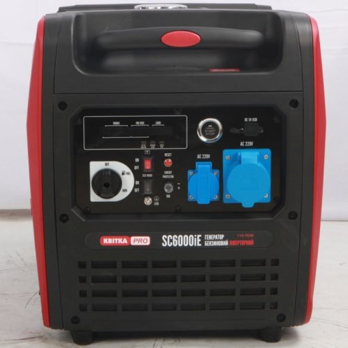 Инверторный бензиновый генератор КВІТКА PRO SC6000iE (6 кВт) (110-7036)