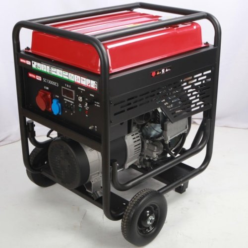 Бензиновый генератор КВІТКА PRO SC13000Е3 + масло (11.5 кВт, ~3ф, 400 В) (110-7015)