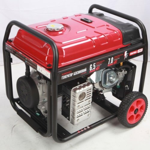 Бензиновый генератор КВІТКА PRO SC8000Е3 + масло (7 кВт, ~3ф, 400 В) (110-7006)