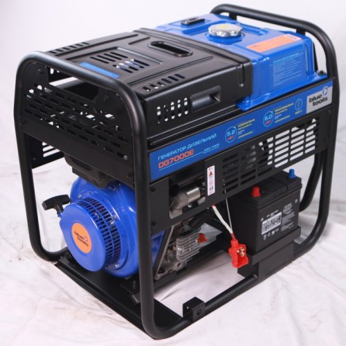 Генератор дизельный BLUETOOLS DG7000E + масло (5 кВт) (220-7008)