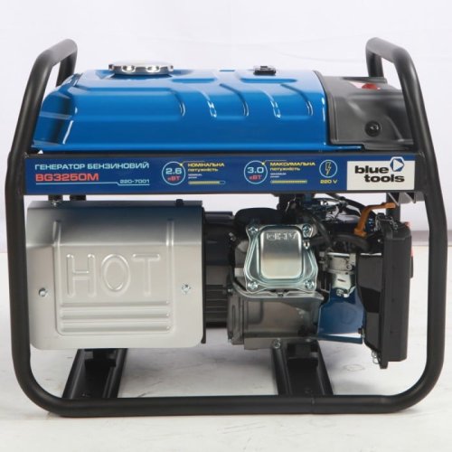 Бензиновый генератор BLUETOOLS BG3250M + масло (3 кВт) (220-7001)
