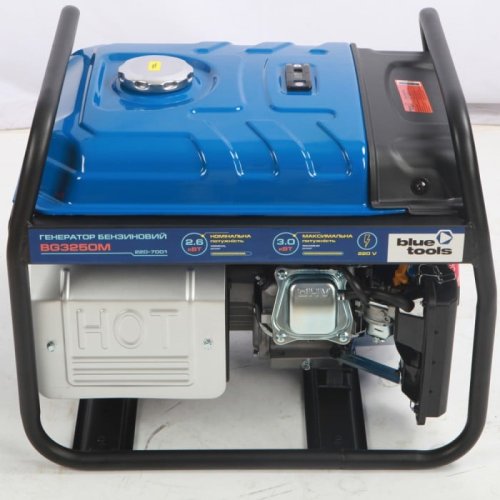 Бензиновый генератор BLUETOOLS BG3250M + масло (3 кВт) (220-7001)