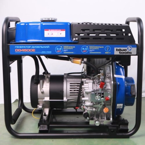 Генератор дизельный BLUETOOLS DG4500E + масло (4 кВт) (220-7009)