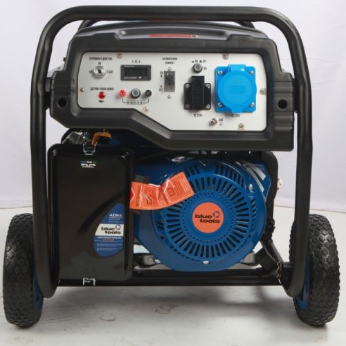 Бензиновый генератор BLUETOOLS BG7000E + масло (5.8 кВт) (220-7005)