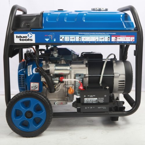 Бензиновый генератор BLUETOOLS BG8000E3 + масло (7 кВт, ~3ф, 400 В) (220-7006)