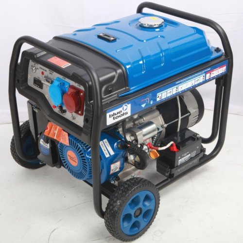 Бензиновый генератор BLUETOOLS BG8000E3 + масло (7 кВт, ~3ф, 400 В) (220-7006)