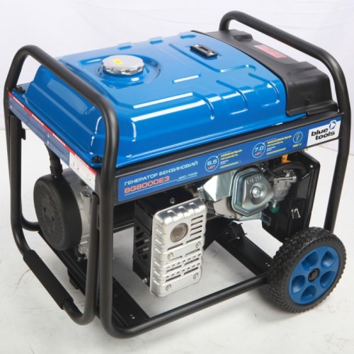 Бензиновый генератор BLUETOOLS BG8000E3 + масло (7 кВт, ~3ф, 400 В) (220-7006)