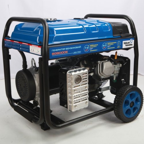 Бензиновый генератор BLUETOOLS BG9000E + масло (8 кВт) (220-7007)