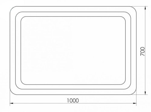 Дзеркало Volle Luna Tanga 100х70 1648.521117