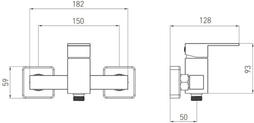 Смеситель для душа Volle Pardo 1548.100101
