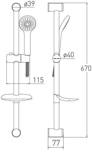 Набор смесителей Volle Dios 1536.130101