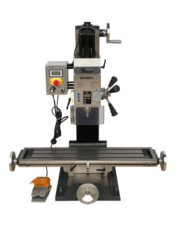 Настільний свердлильно-фрезерний верстат 9craft DM36BTL 1500W безщітковий