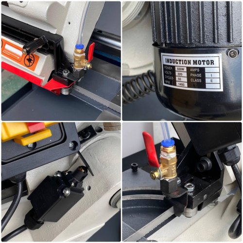 Пила ленточная по металлу 9craft MS150 550W 220V