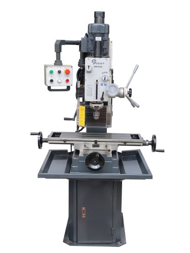 Сверлильно-фрезерный станок 9craft DM45GA с автоподачей фрезерной головы и тумбой