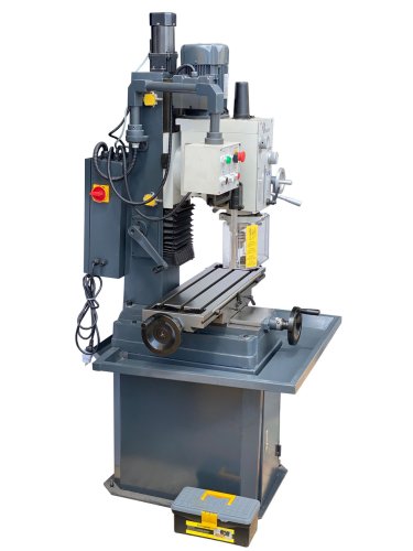 Сверлильно-фрезерный станок 9craft DM45GA с автоподачей фрезерной головы и тумбой