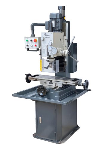 Сверлильно-фрезерный станок 9craft DM45GA с автоподачей фрезерной головы и тумбой