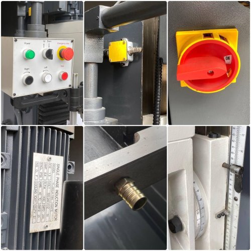 Сверлильно-фрезерный станок 9craft DM45GA с автоподачей фрезерной головы и тумбой