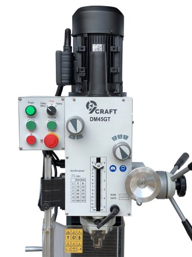 Сверлильно-фрезерный станок 9craft DM45GT с нарезкой резьб