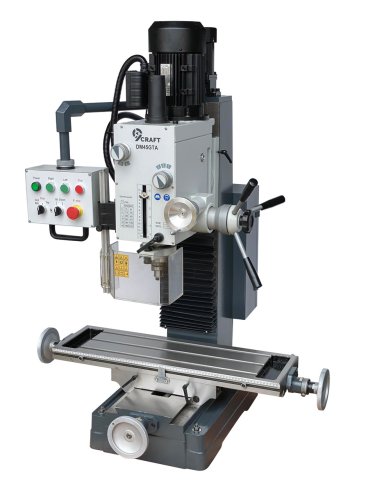 Сверлильно-фрезерный станок 9craft DM45GTA с автоподачей фрезерной головы и нарезкой резьб