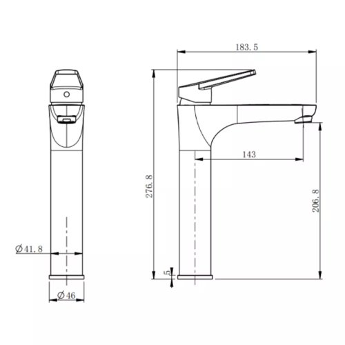 Смеситель для умывальника Devit Style 17012120
