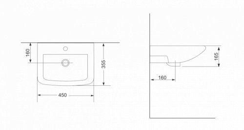Умывальник Devit Small 1013135